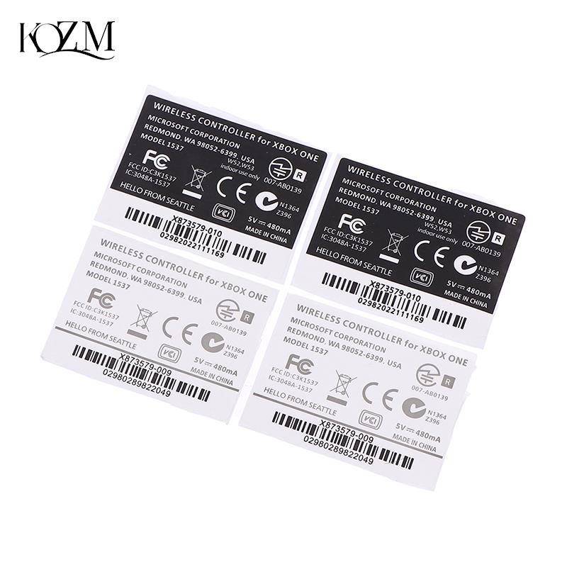 Xbox Phone Accessories - 2 szt. Czarne białe etykiety naklejki