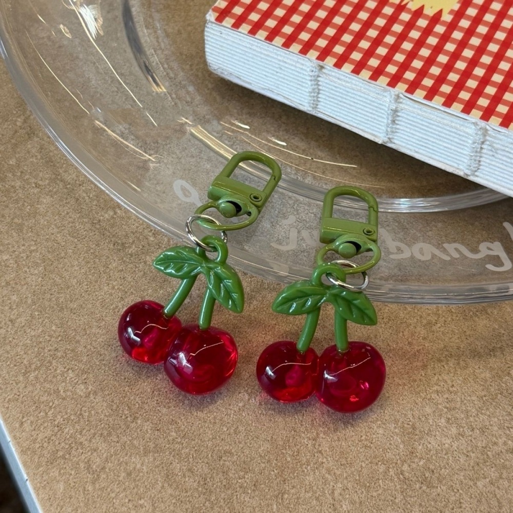 2/4 szt. 3D Czerwona Wiśnia Br – Phone Accessories Red recenzja i cena