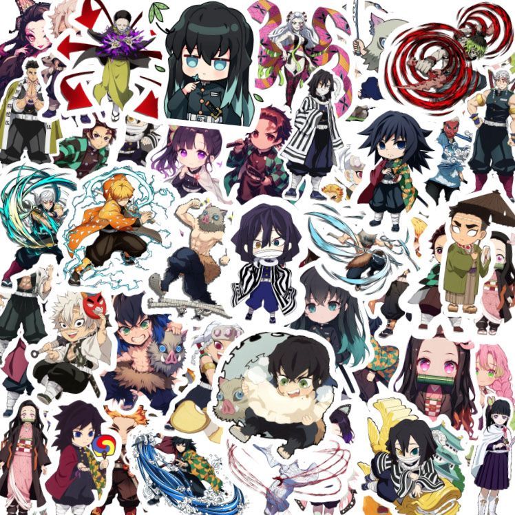 Naklejki Demon Slayer, urocze  – Phone Accessories Demon Slayer recenzja i cena