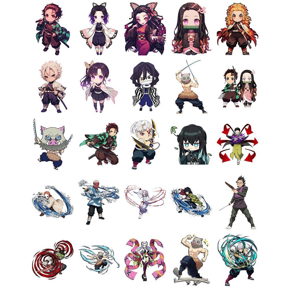 Naklejki Demon Slayer, urocze  – Phone Accessories Demon Slayer recenzja i cena