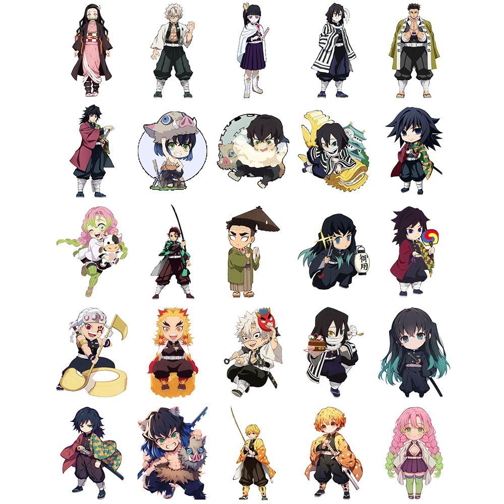 Naklejki Demon Slayer, urocze  – Phone Accessories Demon Slayer recenzja i cena